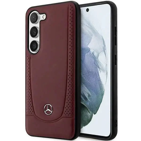 Mercedes MEHCS23MARMRE S23+ S916 red/red hardcase Leather Urban Bengale - Cell phone cases and covers<<<HurtelXML