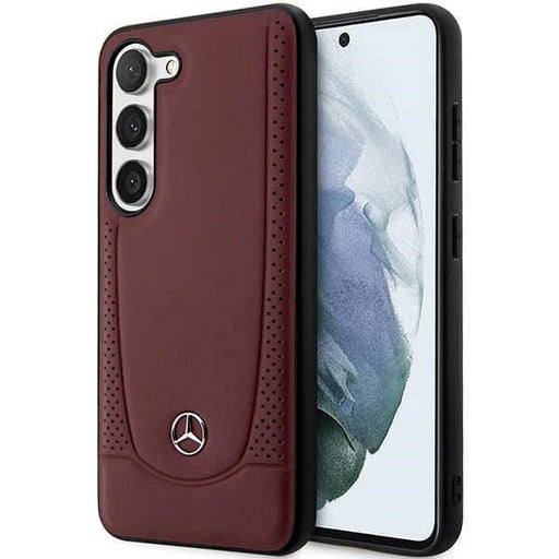 Mercedes MEHCS23SARMRE S23 S911 red/red hardcase Leather Urban Bengale - Cell phone cases and covers<<<HurtelXML