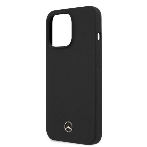 Mercedes MEHMP13XSILBK iPhone 13 Pro Max 6.7’’ black/black hardcase Silicone Magsafe - Cell phone cases