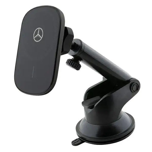 Mercedes MEWCCGSLK 15W induction holder for air vent/glass black/black Silver Stars MagSafe - Cell phone