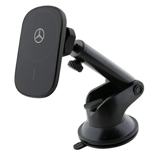 Mercedes MEWCCGSLK 15W induction holder for air vent/glass black/black Silver Stars MagSafe - Cell phone