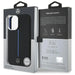 Mercedes Silicone Blue Stripe MagSafe iPhone 16 Case - Black - Cell phone cases and covers<<<HurtelXML