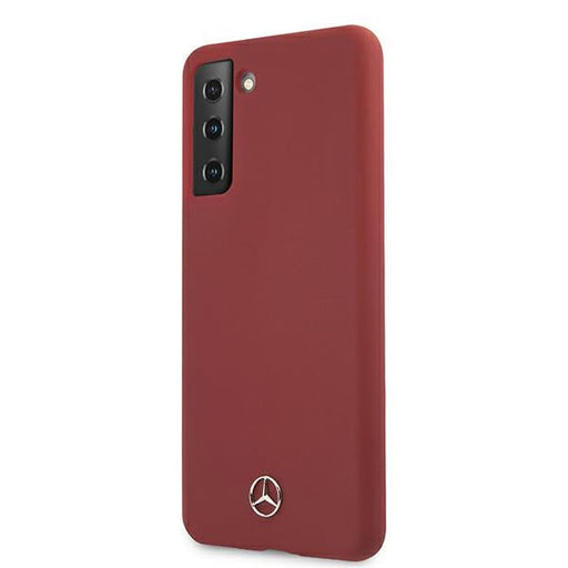 Mercedes Silicone Line Case for Samsung Galaxy S21+ - Red - Cell phone cases and covers<<<HurtelXML