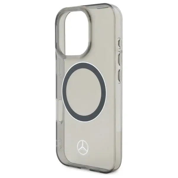 Mercedes Silver Ring MagSafe iPhone 16 Pro Case - Black - Cell phone cases and covers<<<HurtelXML
