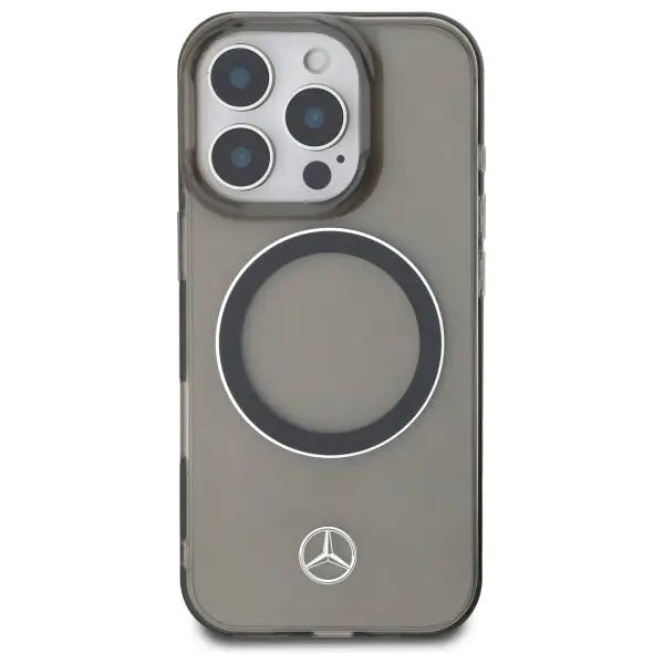 Mercedes Silver Ring MagSafe iPhone 16 Pro Max Case - Black - Cell phone cases and covers<<<HurtelXML