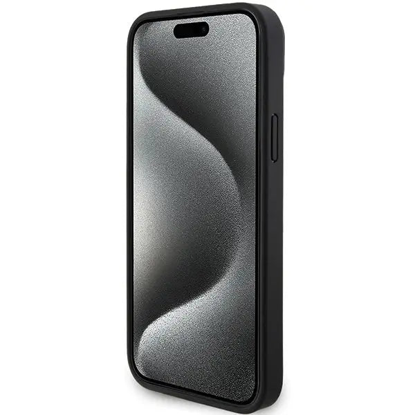 Mercedes Smooth Leather MagSafe case for iPhone 15 Plus - black - Cell phone cases and covers<<<HurtelXML