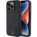 Mercedes Smooth Leather MagSafe case for iPhone 15 Pro - black - Cell phone cases and covers<<<HurtelXML