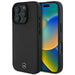 Mercedes Textured And Plain Leather MagSafe case for iPhone 16 Pro - black - Cell phone cases and covers<<<HurtelXML