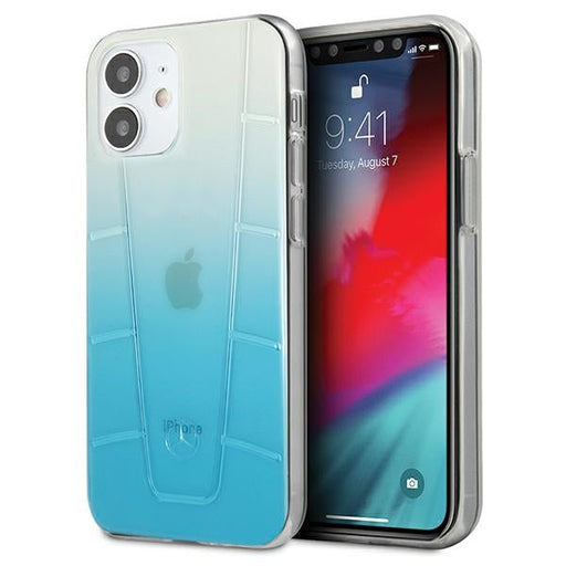 Mercedes Transparent Line Case for iPhone 12 mini - Blue - Cell phone cases and covers<<<HurtelXML