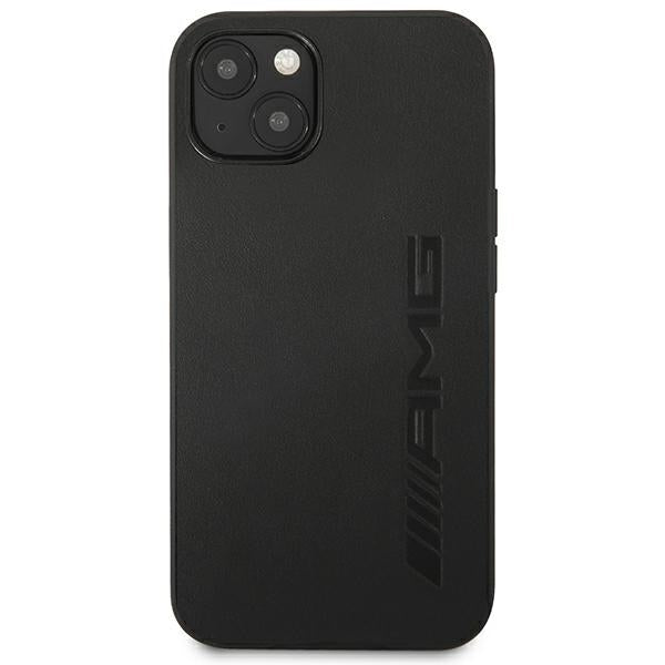 AMG AMHCP14SDOLBK iPhone 14 6.1 "black / black hardcase Leather Hot Stamped