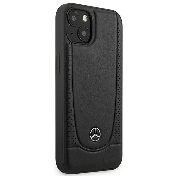 Mercedes MEHCP14MARMBK iPhone 14 Plus 6.7 "black / black hardcase Leather Urban
