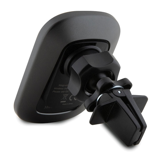 Mercedes MEWCCGSLK 15W induction holder for air vent/glass black/black Silver Stars MagSafe