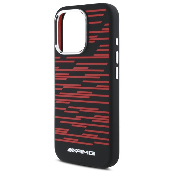 AMG Silicone Graphics MagSafe case for iPhone 16 Pro - black
