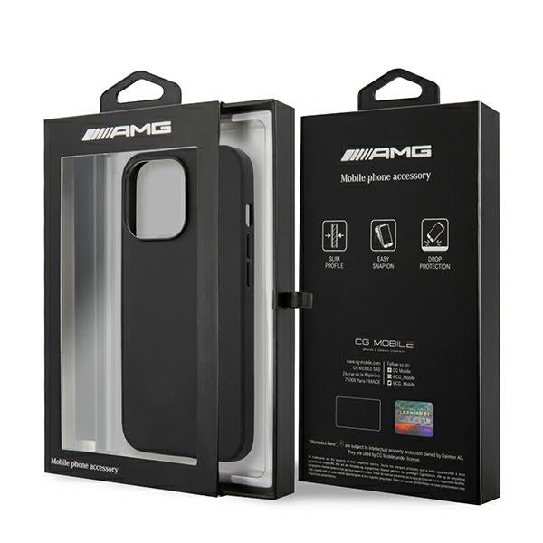 AMG Leather Hot Stamped Case for iPhone 13 Pro / 13 6.1" - Black