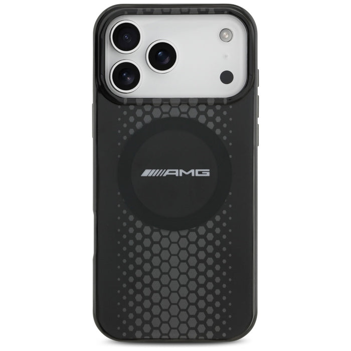 AMG Double Layer Transparent Graphics MagSafe Case for iPhone 17 Pro Max - Black