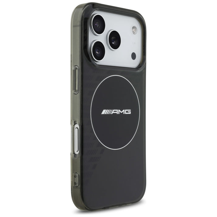 AMG Double Layer Transparent Smocked MagSafe Case for iPhone 17 Pro - Black