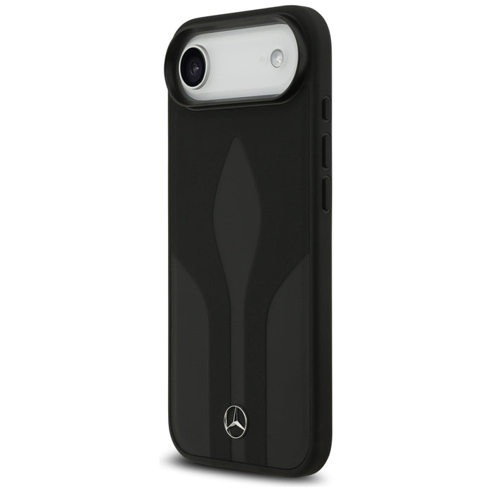 Mercedes Leather The Move MagSafe case for iPhone 17 Air - black