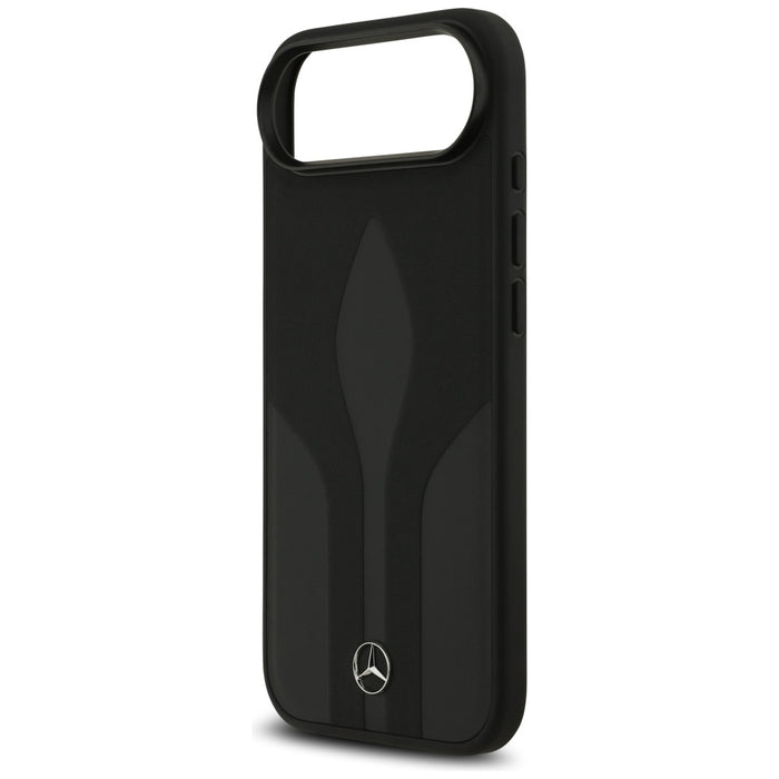 Mercedes Leather The Move MagSafe case for iPhone 17 Air - black