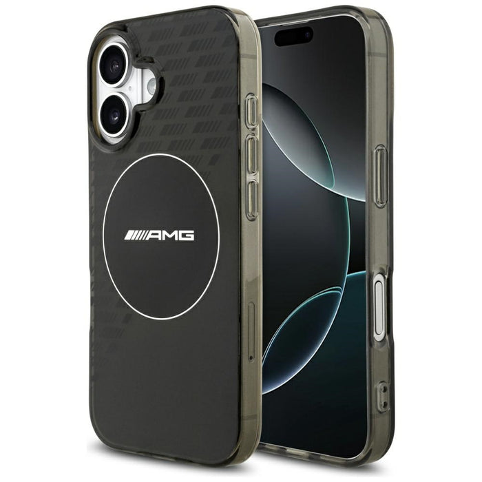 AMG Nauble Layer Transparent Smocked MagSafe Case for iPhone 17 - Black