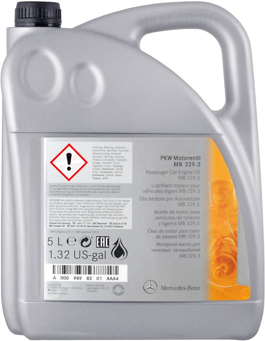 MERCEDES-BENZ 229.5 5W-40 5L