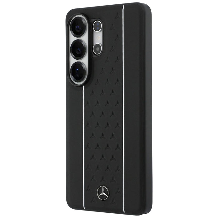 Mercedes Laurel Leaves Vertical Stripes MagSafe Case for Samsung Galaxy S26 Ultra - Black and White