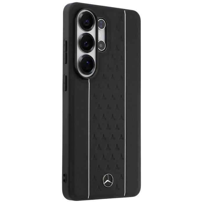 Mercedes Laurel Leaves Vertical Stripes MagSafe Case for Samsung Galaxy S26 Ultra - Black and White