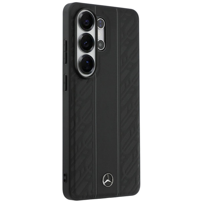 Mercedes Laurel Leaves Vertical Stripes MagSafe Case for Samsung Galaxy S26 Ultra - Black