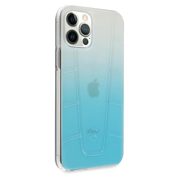 Mercedes Transparent Line Case for iPhone 12 Pro Max - Blue