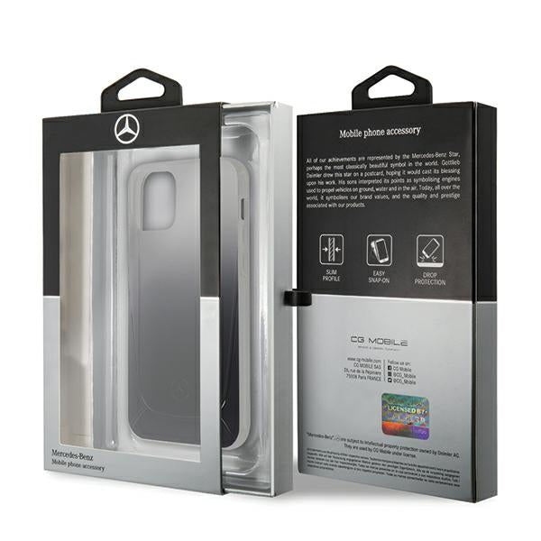 Mercedes Transparent Line Case for iPhone 12 mini - Black