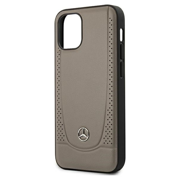 Mercedes Urban Line Case for iPhone 12 mini - Brown