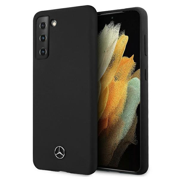 Mercedes Silicone Line Case for Samsung Galaxy S21 - Black