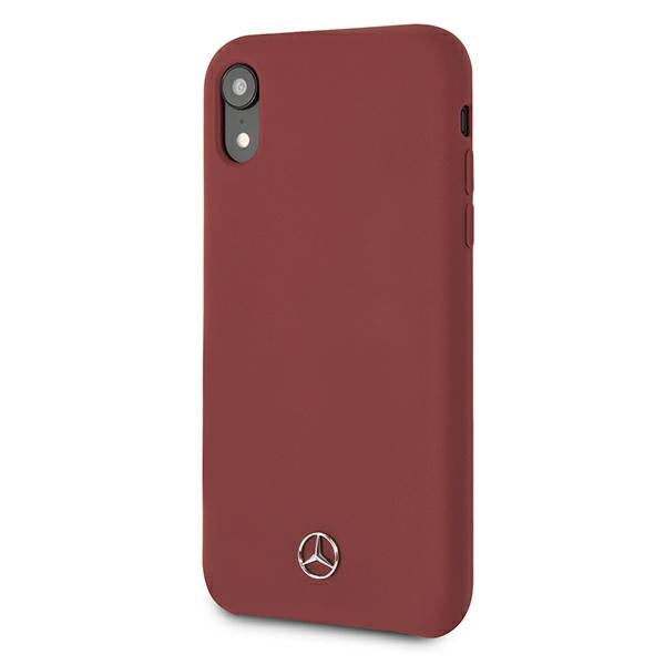 Mercedes Silicone Line iPhone Xr Case - Red