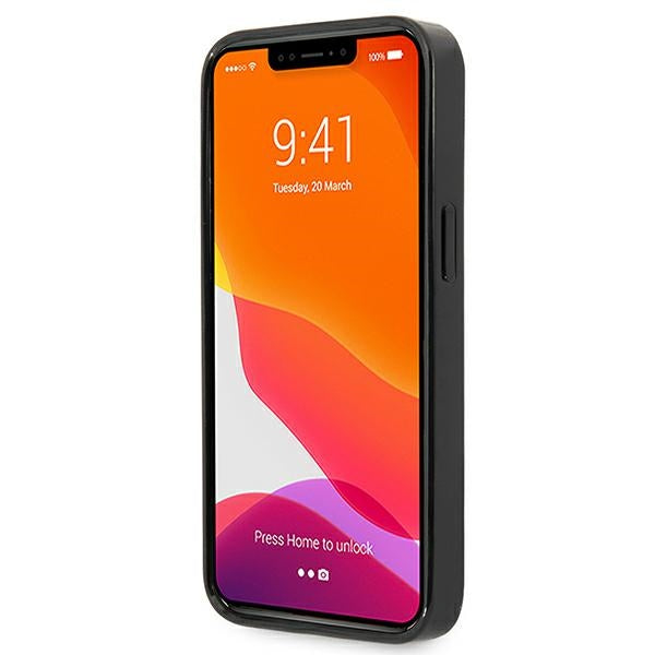 Mercedes Silver Stars Pattern Case for iPhone 13 Pro / iPhone 13 - Black