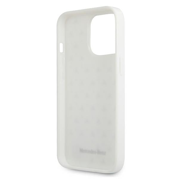 Mercedes Silver Stars Pattern Case for iPhone 13 Pro / iPhone 13 - White