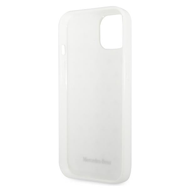 Mercedes Silver Stars Pattern Case for iPhone 13 - White