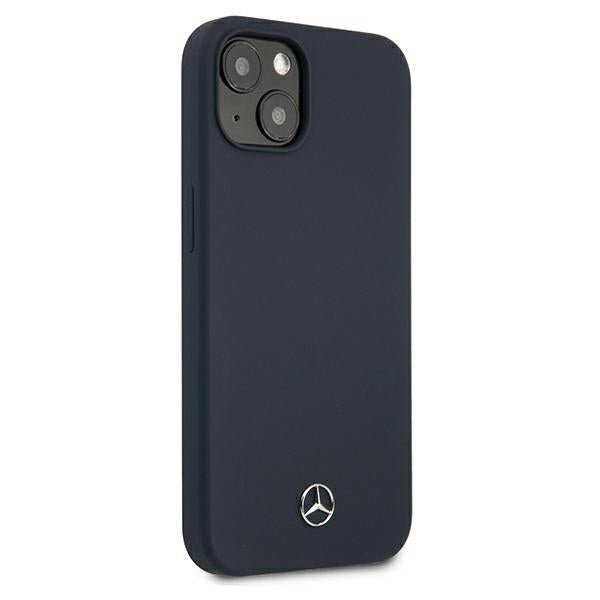 Mercedes Silicone Line Case for iPhone 13 mini - Navy Blue