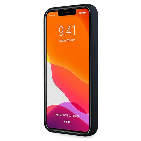 Mercedes Silicone Line Case for iPhone 13 mini - Navy Blue