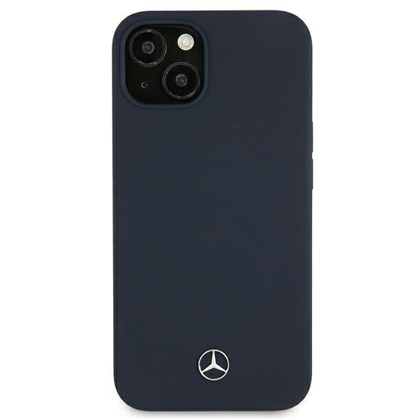 Mercedes Silicone Line Case for iPhone 13 mini - Navy Blue