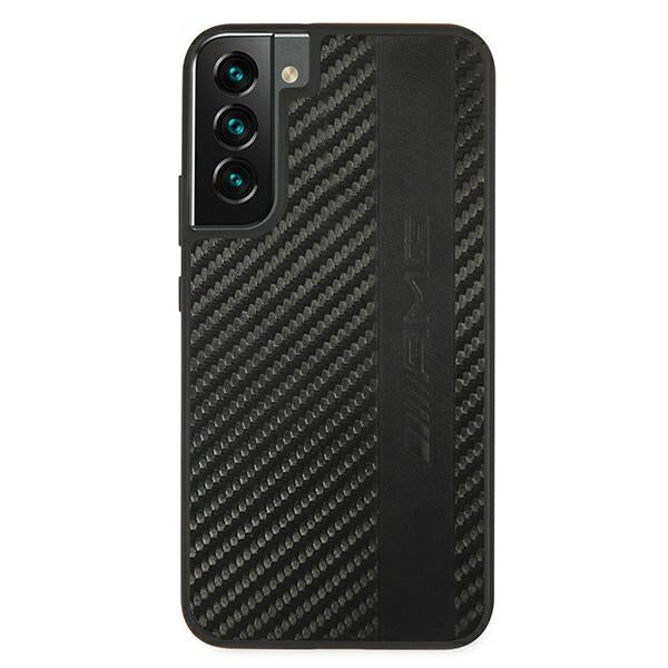 AMG Carbon Stripe&amp;Embossed Case for Samsung Galaxy S22+ - Black