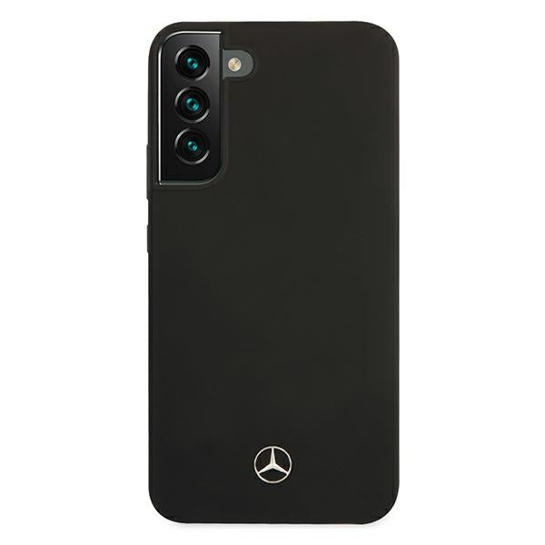 Mercedes Silicone Line Case for Samsung Galaxy S22+ - Black