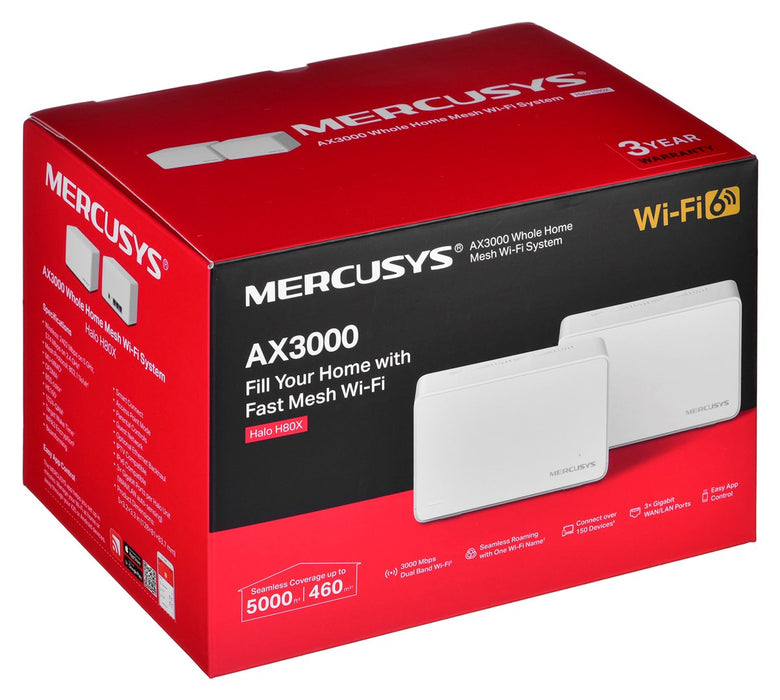 Access point Mercusys Halo H80X(2-pack)