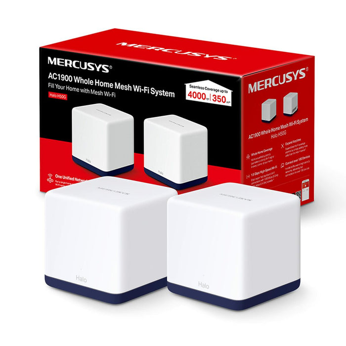 Wi-Fi Amplifier Mercusys Halo H50G(2-pack)