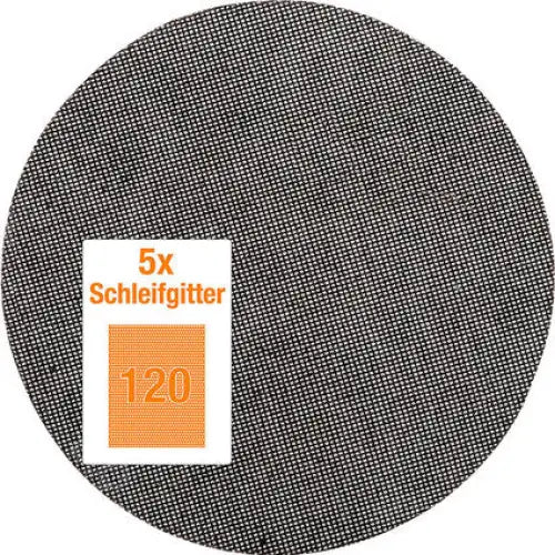 MESH SANDPAPER 5 PCS. KWB P120 - Шкурки за машинно шлайфане<<<Консумативи за електроинструменти<<<Инструменти и