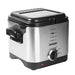 Mesko Home MS 4910 fryer Single 1.5 L Stand-alone 900 W Deep fryer Black Satin steel - FryersAGD-FRY<<<Home Appliance