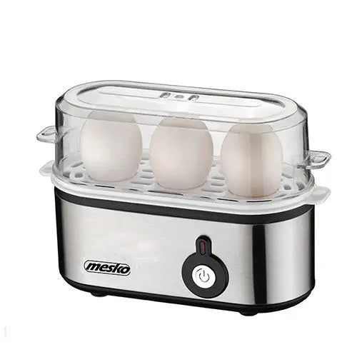 Mesko MS 4485 egg cooker 3 egg(s) 210 W Black,Silver,Transparent - Egg boilersAGD-JAJ<<<Home Appliance