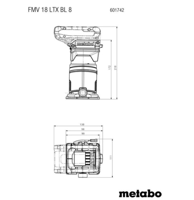 CORDLESS MILLING MACHINE 18 LTX BL 8SOLO