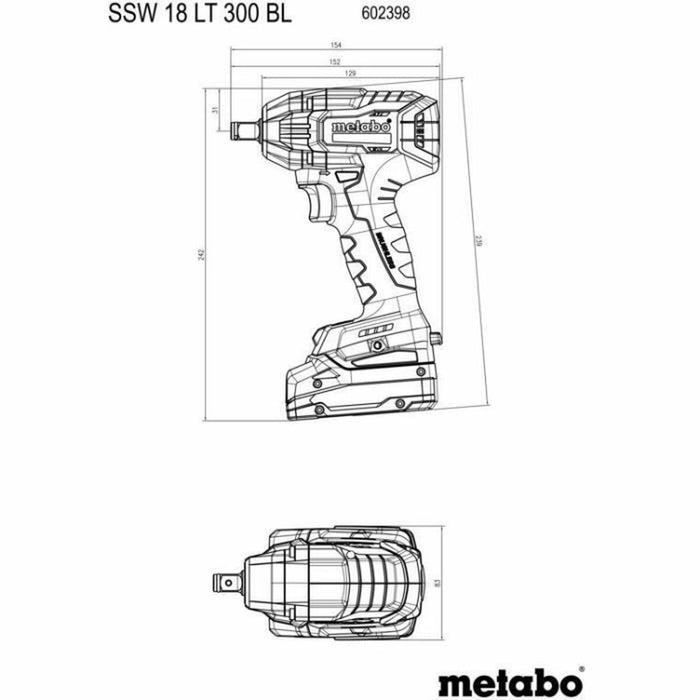 Electric screwdriver Metabo SSW 18 LT 300 BL