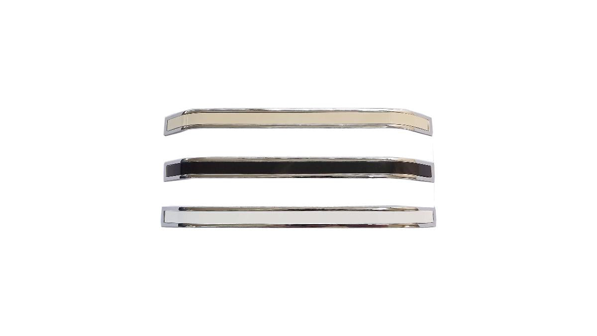 FURNITURE HANDLE 96MM CHROME BLACK VLX