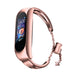 Metal bracelet for Xiaomi Mi Band 3 / 4 / 5 / 6 band strap - pink - Smartwatch straps and cases<<<HurtelXML