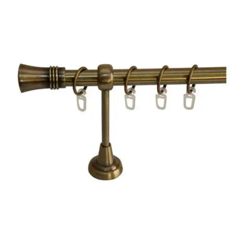 METAL CORNICE GENKOVSKI F19 WHITE 240 CM. ANTIQUE GOLD - Корнизи<<<Корнизи щори и пердета<<<Мебели и